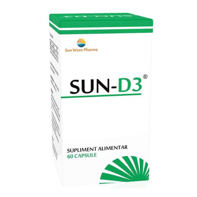 Sun D3, 60 capsule, Sunwave